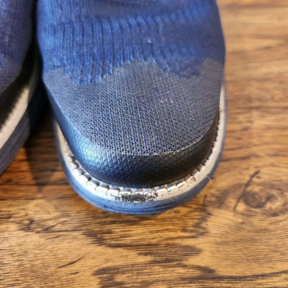 Cole Haan Dress Shoes Mens Size 10.5M Blue‎ Knit Oxford Weatherproof Lightweight